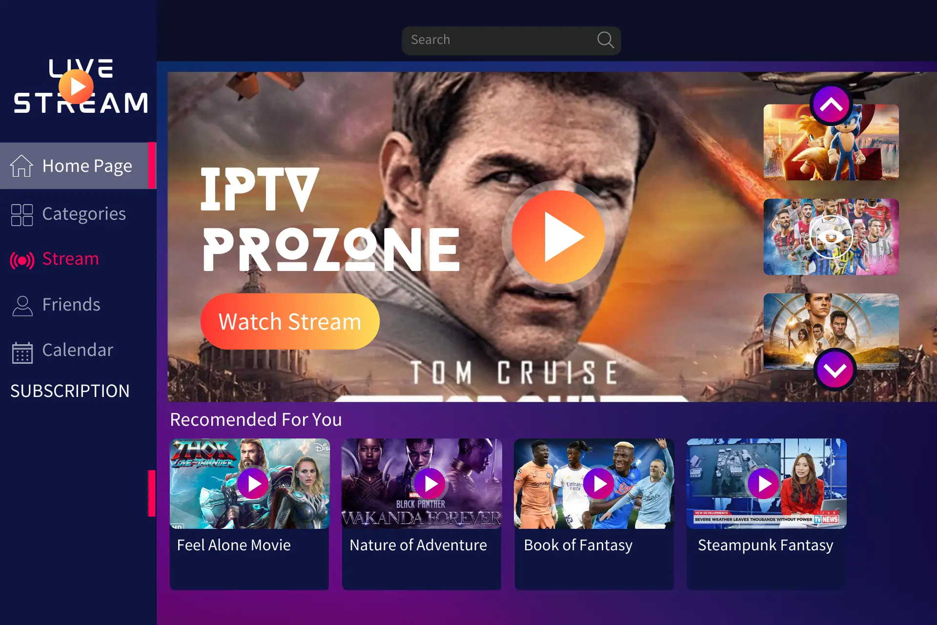 IPTV Pro ZoneCable vs. Streaming