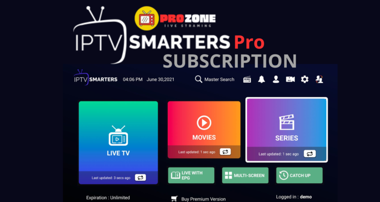 IPTV Smarters Pro Subscription: The Best IPTV Service Provider