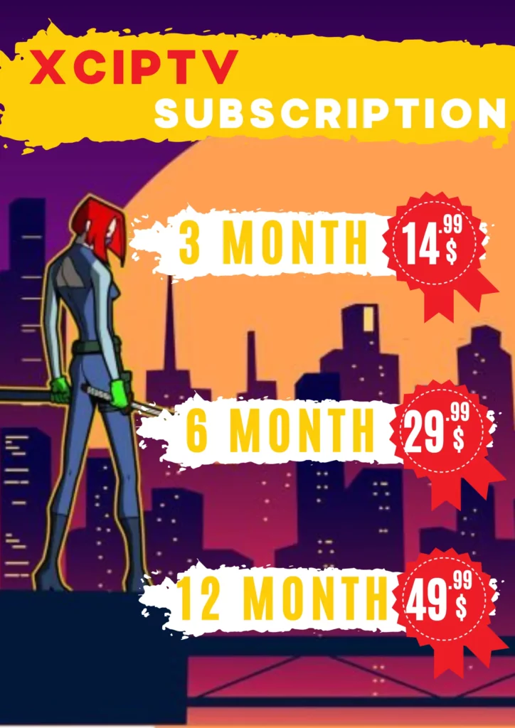 XCIPTV Subscription: PACKAGES