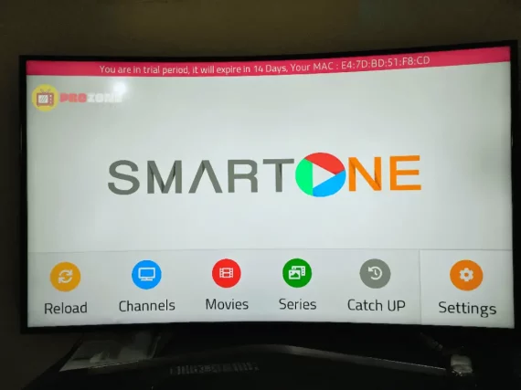 Smart One IPTV Interface